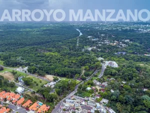 imagen aerea del sector de arroyo manzano wally perez