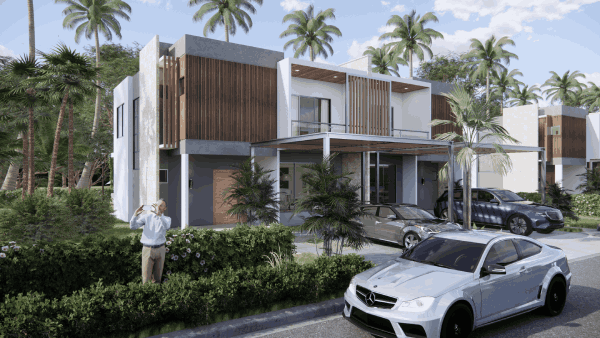 Proyecto de Villas en Punta Cana 3 habitaciones
