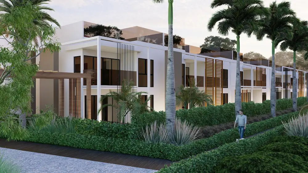 Apartamentos con 2 habitaciones en Punta Cana